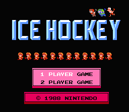 Ice Hockey title screenshot
